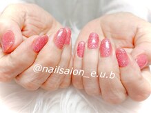 イーユービー(E.U.B)/ピンク×フラッシュネイル