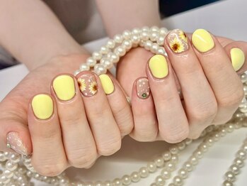 アンドシュシュネイル(&CHOU CHOU nail)/持ち込みアート