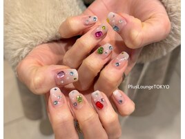 ベイビーブーマー×宝石ネイル♪