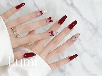ルミネイル 大宮東口店(Lumi Nail)/リボン/ドット4