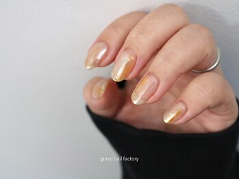 グレースネイルファクトリー(grace'nail factory)/5本artシンプルプレート