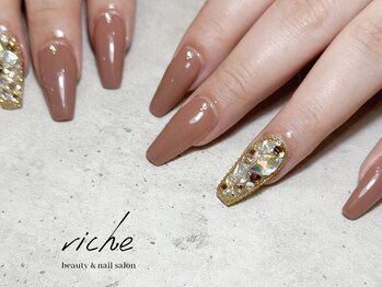 リーチェ ビューティアンドネイルサロン 大名店(Beauty&Nail Salon)/キラキラ埋め尽くしネイル