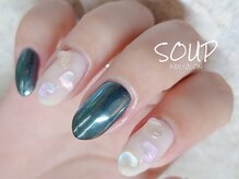 スープ(SOUP)/ハート パーツ オーロラ