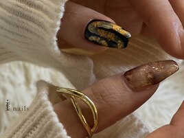 鉱物モードニュアンスネイル