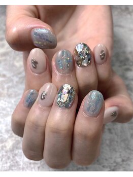 Nail & Eye Basic 川越店【パラジェル/フィルイン/ネイルスクール併設店】/持ち込みデザイン90分