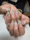 ドライフラワーネイル