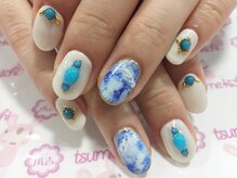 ネイルサロン 爪吉/夏のこなれアレンジ♪