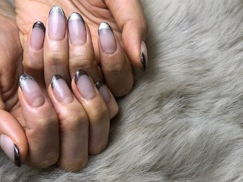 サロンモワ(salon mowa)/☆ブラウンマグネットフレンチ☆