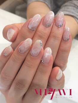 リアンブリエ(LienBriller)/大理石ネイル