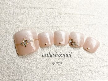 エストラッシュアンドネイル 銀座店(est lash&nail)/フットグラデリングネイル