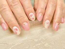 チューリップネイル【B55】