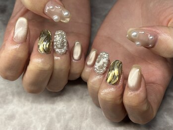 エイム 下北沢(aim)/秋デザインネイル