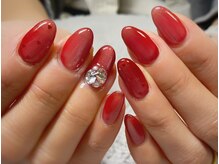 ミスティーズネイル(Misty's Nail)/クリスマスレッド♪Saya担当