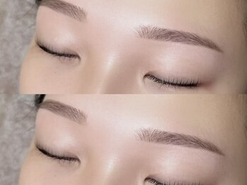 リ ティアム(Ly tiam)の写真/眉毛のアイブロウwaxでお顔の印象をUP！お客様1人1人の骨格に合わせた理想の美眉を。