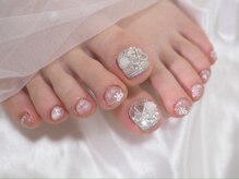 アモーレ 心斎橋店(amore)/ガーリー埋め込みネイル8690円