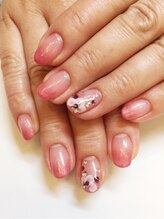 クリスタルネイル ボンベルタ橘店(CRYSTAL NAIL)/フラワーネイル
