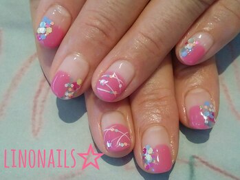 リノネイルズ(linonails)/☆定額コース+アート☆