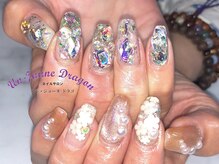 アン ジョーヌドラゴ/【自爪ネイル】アシメネイル