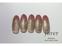 ネイルアンドアイラッシュデザインサロン ジュレ 日根野店/定額コース9900円コース