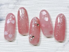 さくらんぼネイル