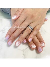 ペイントフラワーネイル