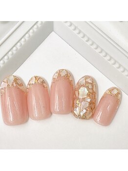 ネイルファクトリー 横浜ベイクォーター店/シェルデザイン ¥11000