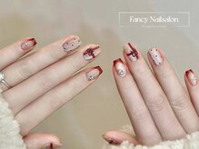 ファンシー 新宿店(Fancy)/クリスマス/冬ネイル/ツイード