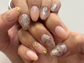 ヴレ ネイル(vrai nail)/ステンドグラスネイル