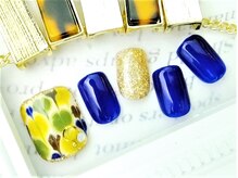 ネイルズガッシュ 大森駅前店(NAILs GUSH)/＊カラフルマーブルフット＊