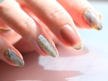 ソウ 難波店 nail salon Sou/ゴールド系ニュアンスnail