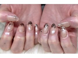 お上品ネイル☆ラメ掛け追加1100