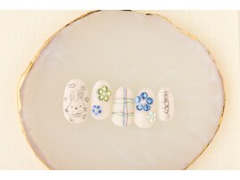 パラジェル　落書きネイル