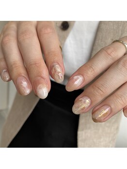 ネイル アバンス 西梅田店(Nail AVANCE.)/ニュアンスネイル