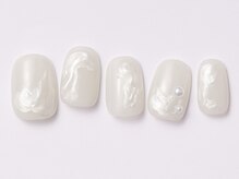 アイ ネイルズ 天神店(I nails)/ぷっくりパール　￥7000