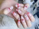 さくらんぼネイル