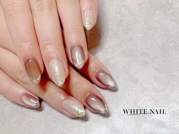 ホワイトネイル 武蔵小杉店(WHITE NAIL)の写真/クーポン4980円～★ワンホンネイルや痛ネイルなど人気のネイルで華やかな指先に！ウェディングネイルも有♪