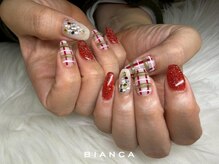 ビアンカ ネイルサロン 大宮店(Bianca)/ポップなクリスマスデザイン♪