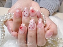 ベラーネイルサロン(Bella Nail Salon)/持ち込みデザイン　チークネイル