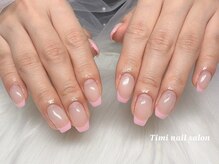 ティミネイルサロン(Timi nail salon)の雰囲気（バイカラーフレンチ【蒲田/京急蒲田/ネイル/上品ネイル/アート】）