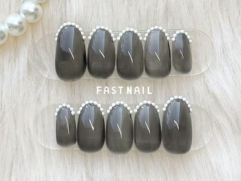 ファストネイル 関内店(FAST NAIL)/パール/ブラック【12413※】