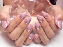 アイリッシュネイル 久屋大通店(Irish Nail)/逆ミラーグラデーションネイル