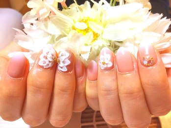 アンベリール ネイルサロンアンドスクール(embellir)/3dお花ネイル