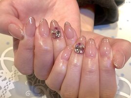 ６月　ラメフレンチ