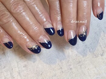 ディアネイル(dear.nail)/斜めフレンチ☆