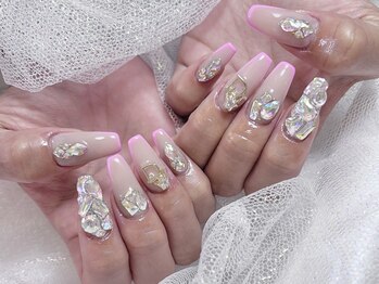 フラッフィーネイル(Fluffy Nail)/スカルプ　アートパーツつけ放題