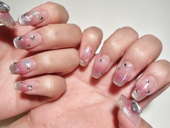 わたしのネイルとよもぎ蒸し/magnet×gradation