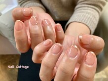 ネイルコテージ 新宿南口店(Nail cottage)/シンプルアート¥7700
