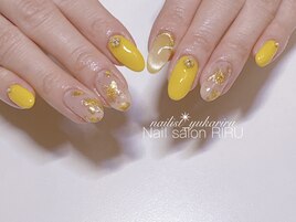 ミラーネイル/お花ネイル