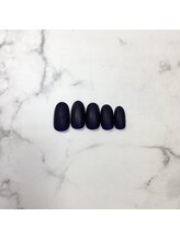 ワンカラージェルネイルショップ イオン新潟東店/ネイビーマット