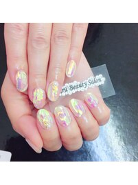 オーロラフィルムネイル